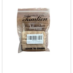 Beige Bra Extenders 3-Row Pack | Nude Bra Help | One Size Support Bag | Travel 3